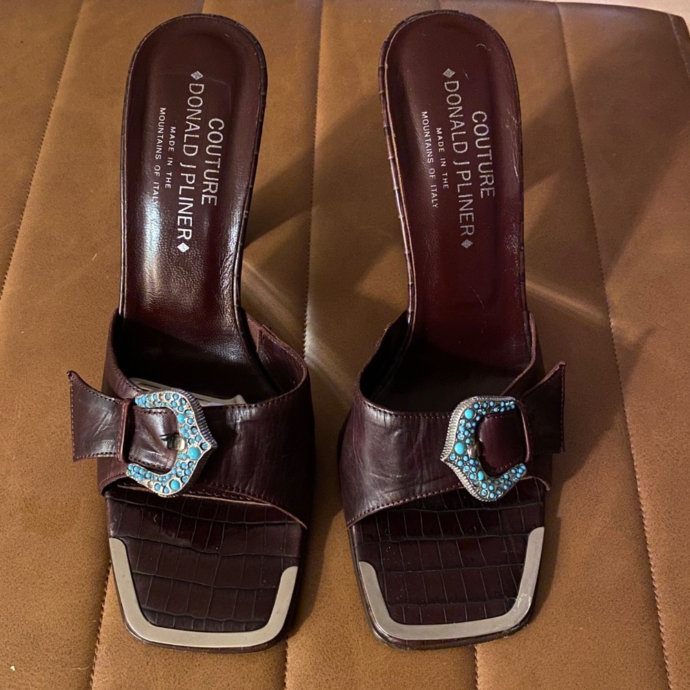 Donald J. Pliner Couture Sandals Heels - Size 8.5